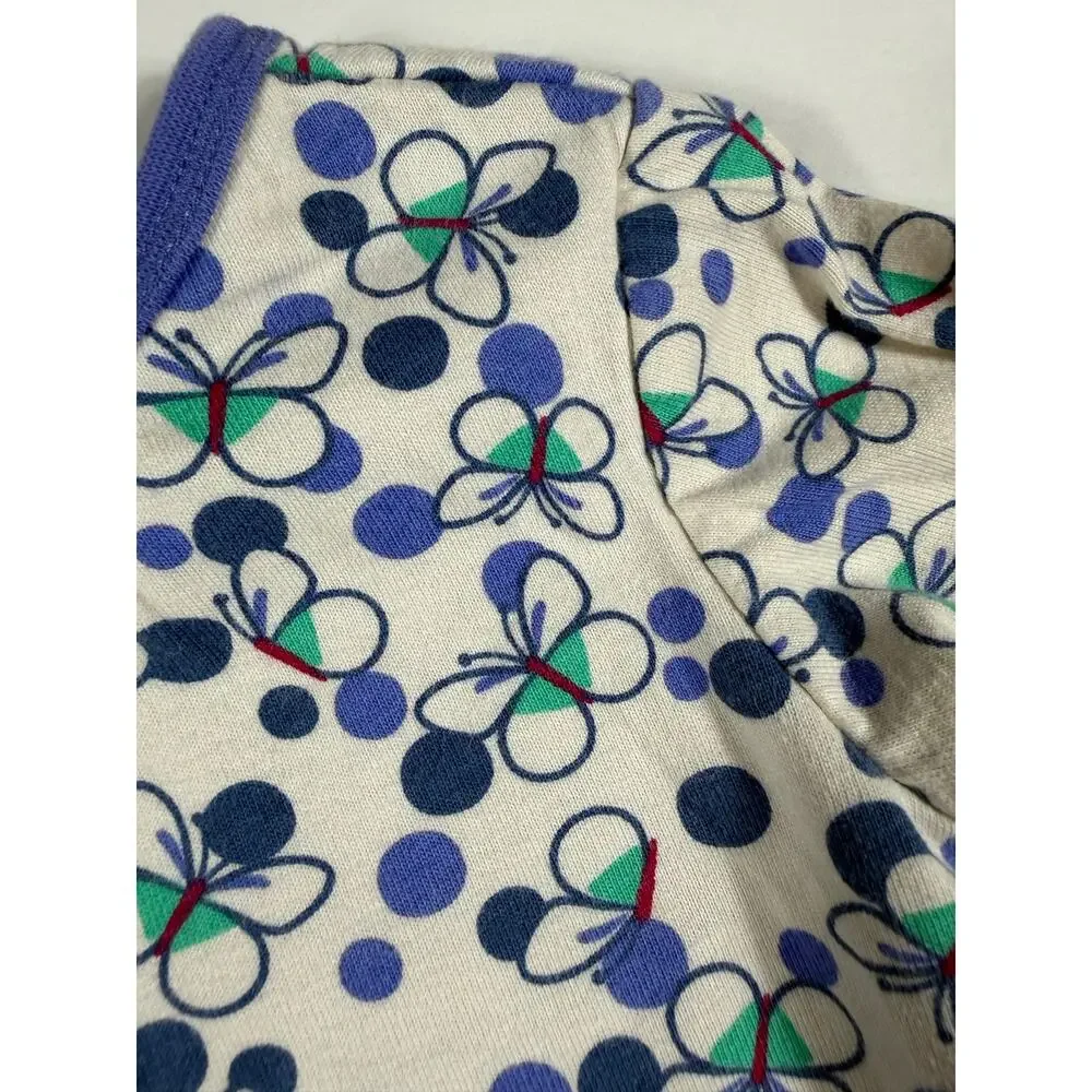Tea Collection Butterfly Skirted Bodysuit Blue 18-24 Months